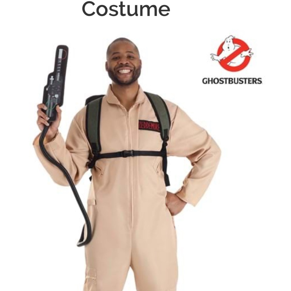 Ghostbusters Men’s Halloween Costume with Proton Pack